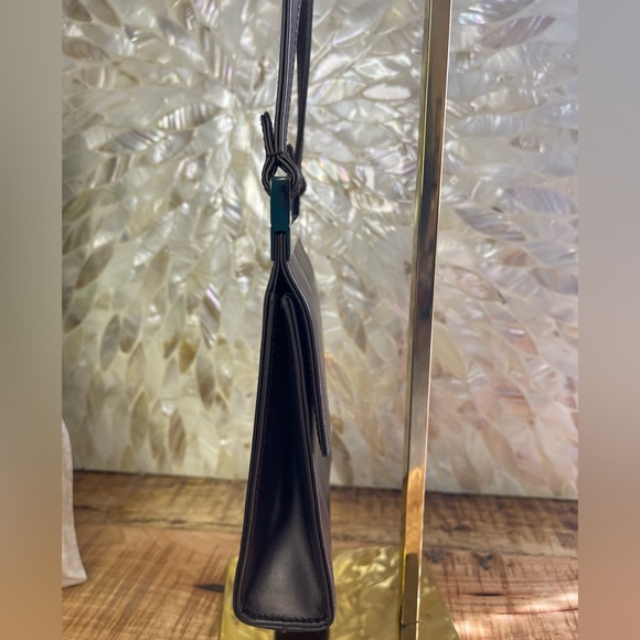 GUCCI Bronze and Metallic Leather Flap Handbag Purse - Picture 3 of 16